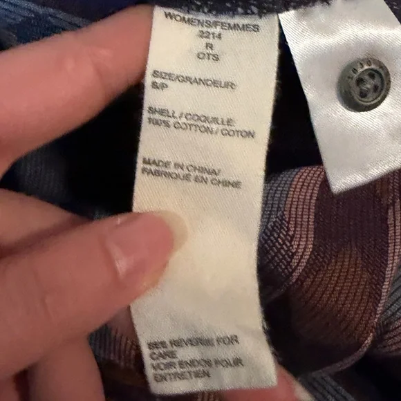 Woolrich Aztec Flannel Shirt Quinella Jacquard Small - Picture 5 of 5